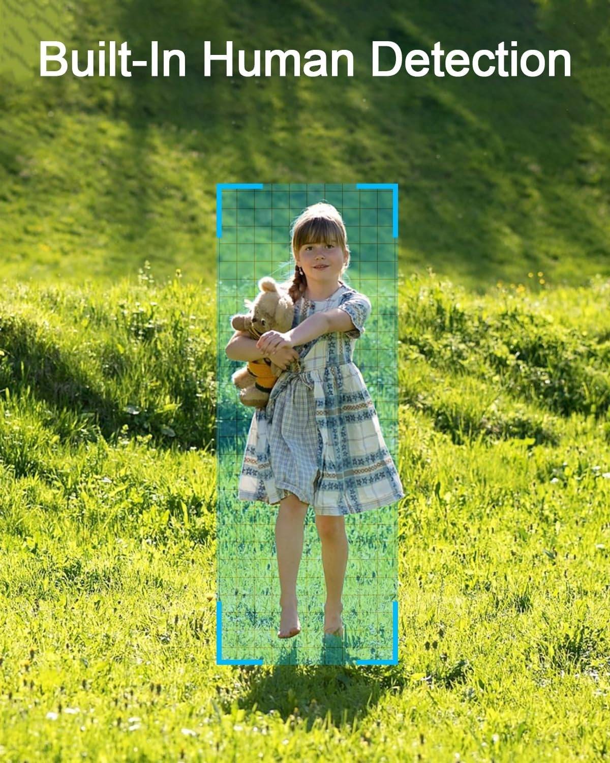 Riafu Outdoor Solar Security Cameras – Wireless Design with Motion Sensor & Night Vision