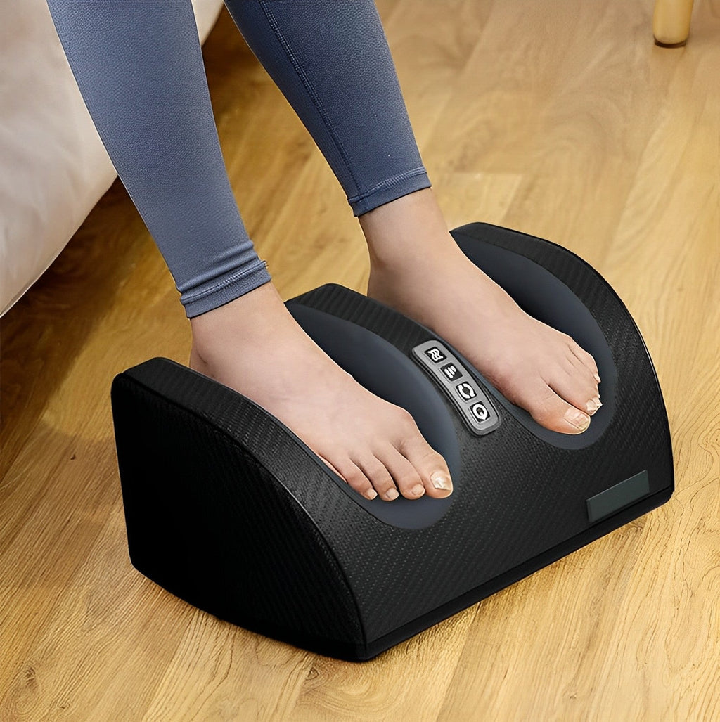 Riafu Foot and Calf Massager with Heat – Shiatsu Kneading Roller for Circulation & Pain Relief