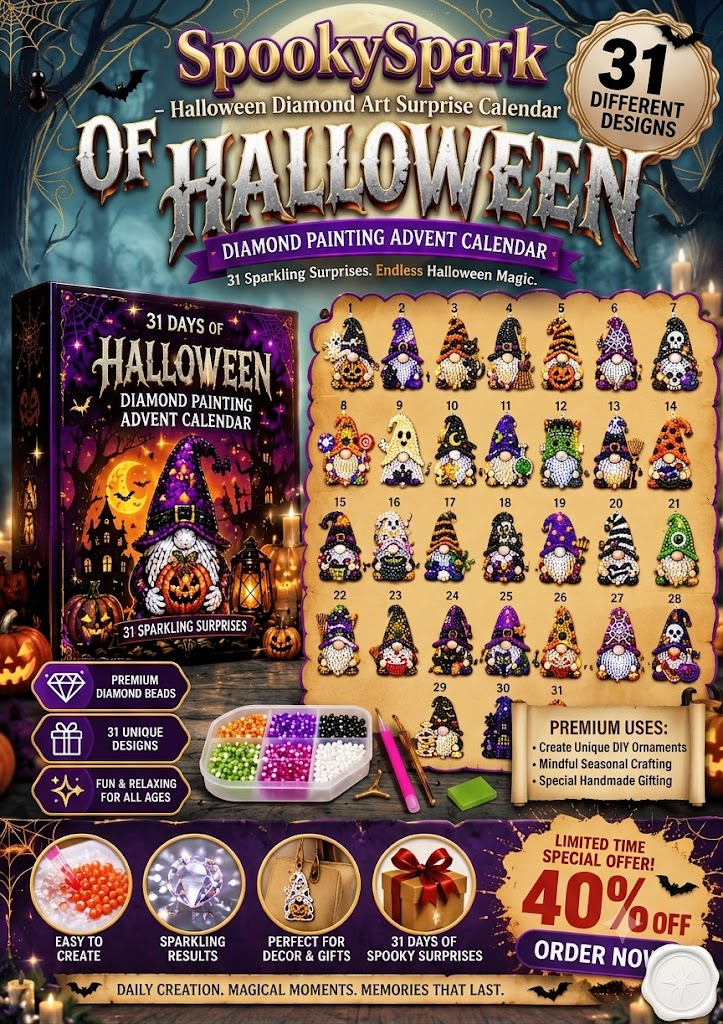 Riafu – Halloween Diamond Art Surprise Calendar