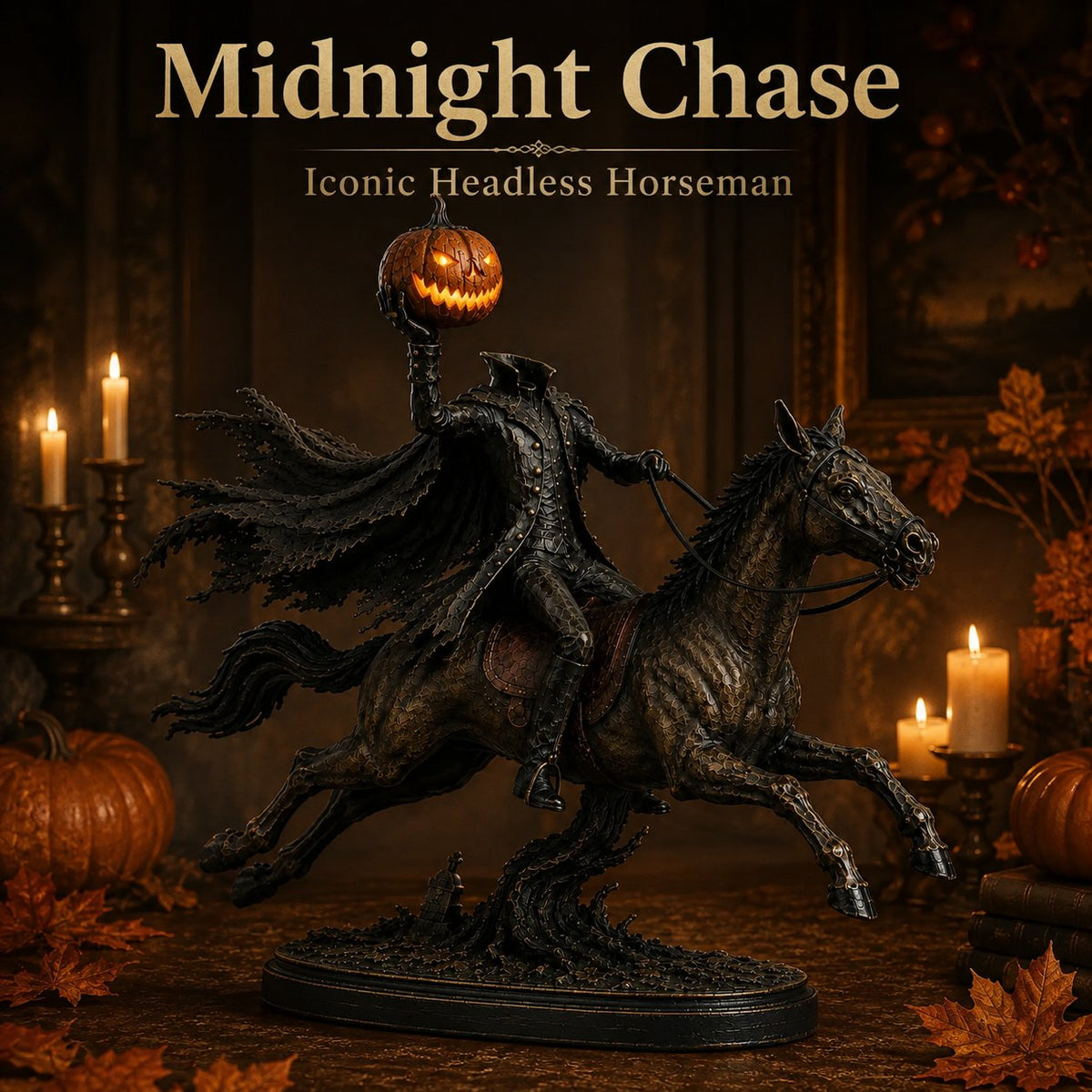 Riafu – Headless Horseman Halloween Statue