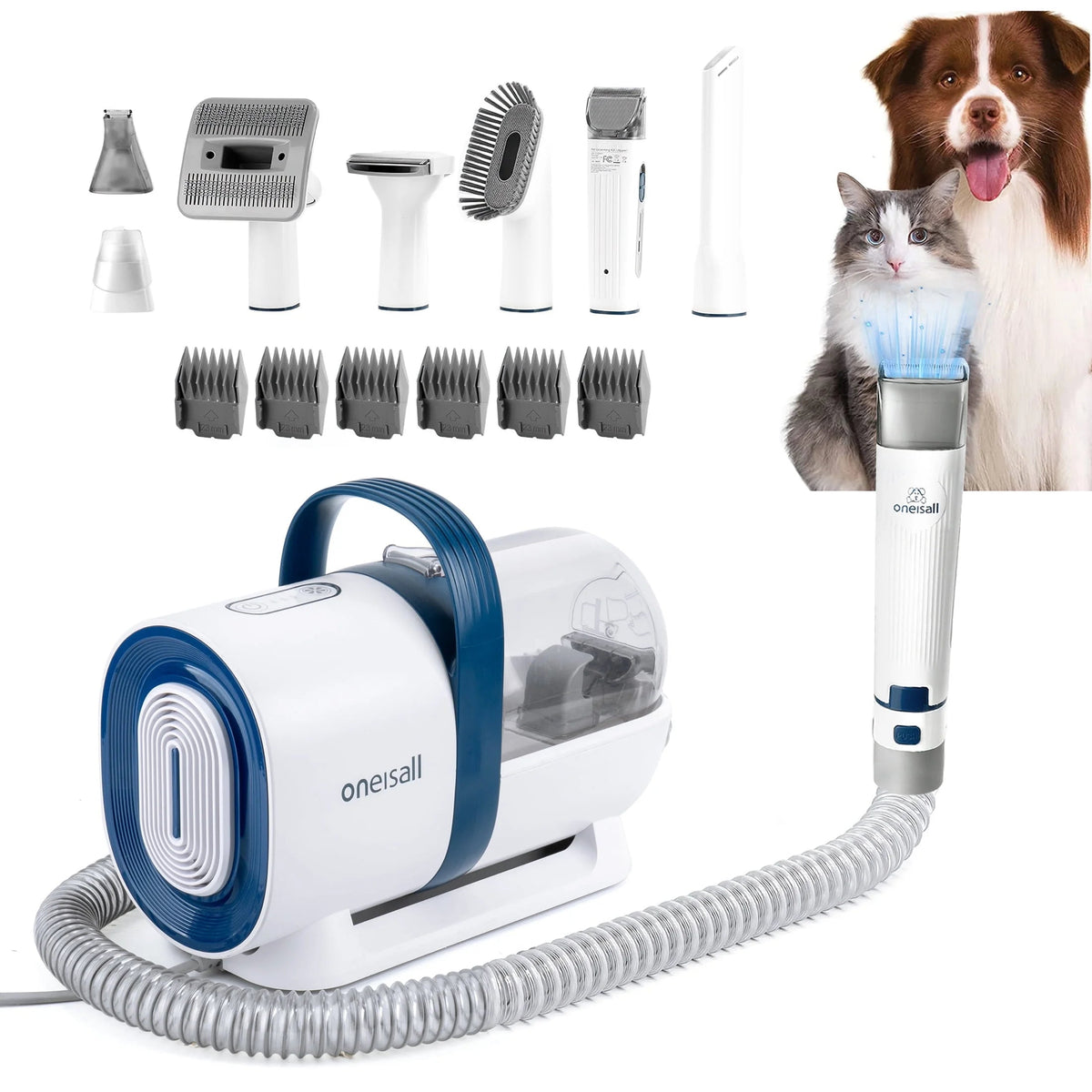 7-in-1 Dog Grooming Kit with Vacuum