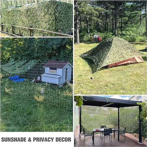 Riafu Camouflage Sun-protection Net for Garden or Camping