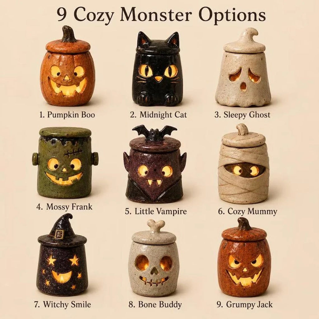 Riafu – Handcrafted Artisan Monster Tea Light Holder
