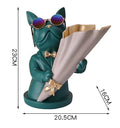 Riafu Bulldog Flower Vase