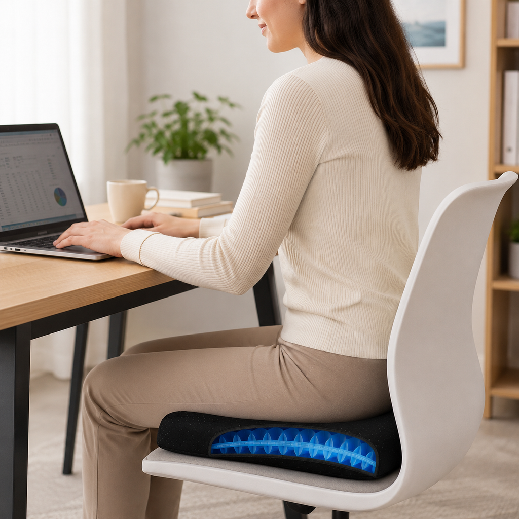 ComfortMax – Gel-Padded Seating Cushion