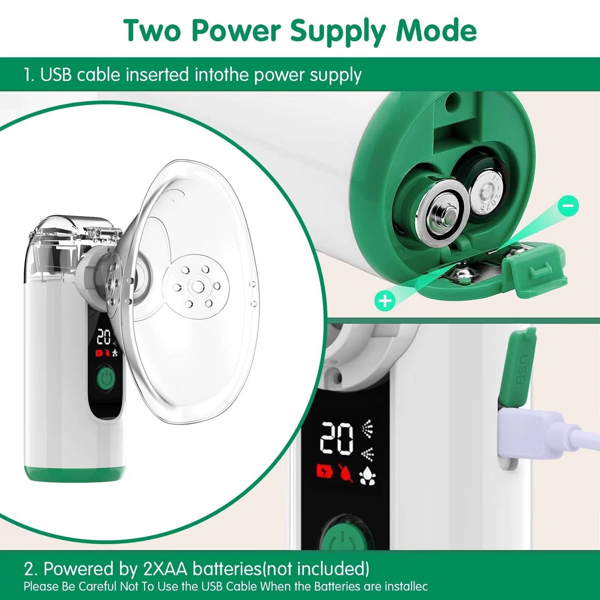 Riafu – Compact USB Rechargeable Mist Inhaler with Whisper-Quiet Operation | Portable Relief for Easy Breathing