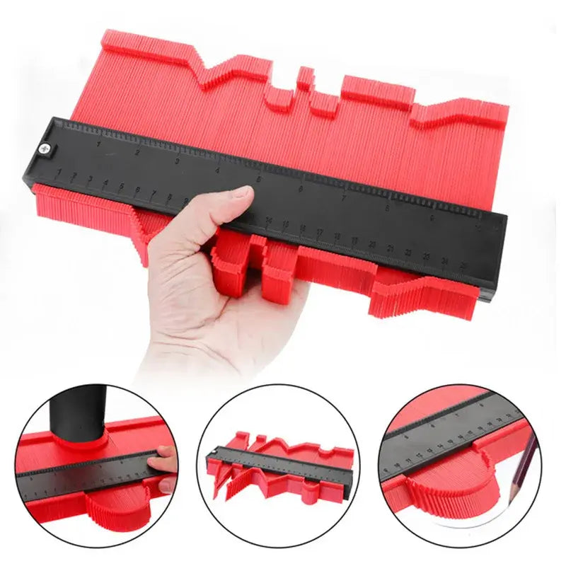 Contour Gauge 25cm Flexible Pins Locking Clip