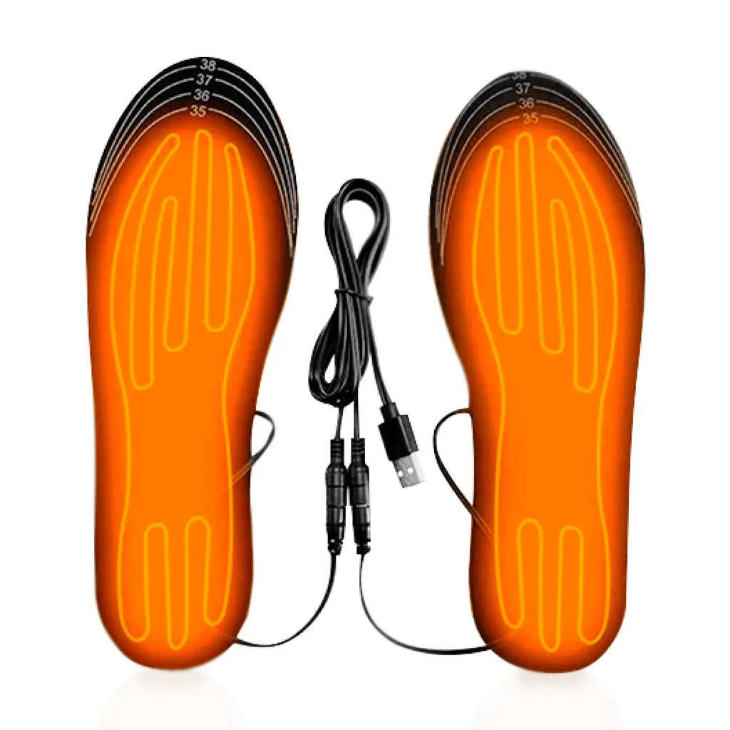 Heated Insoles with Adjustable Temperature Control for Outdoor Comfort