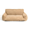 Pet Sofa Bed with Fleece Cover and Removable Washable Cushion