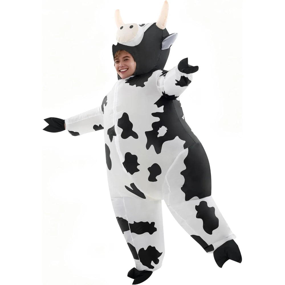 Riafu – Inflatable Cow Costume for Adults with Eye-Catching Design | Fun Outfit for Halloween and Parties