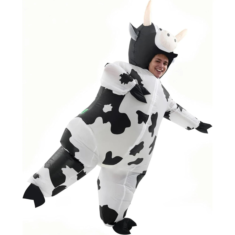Riafu – Inflatable Cow Costume for Adults with Eye-Catching Design | Fun Outfit for Halloween and Parties