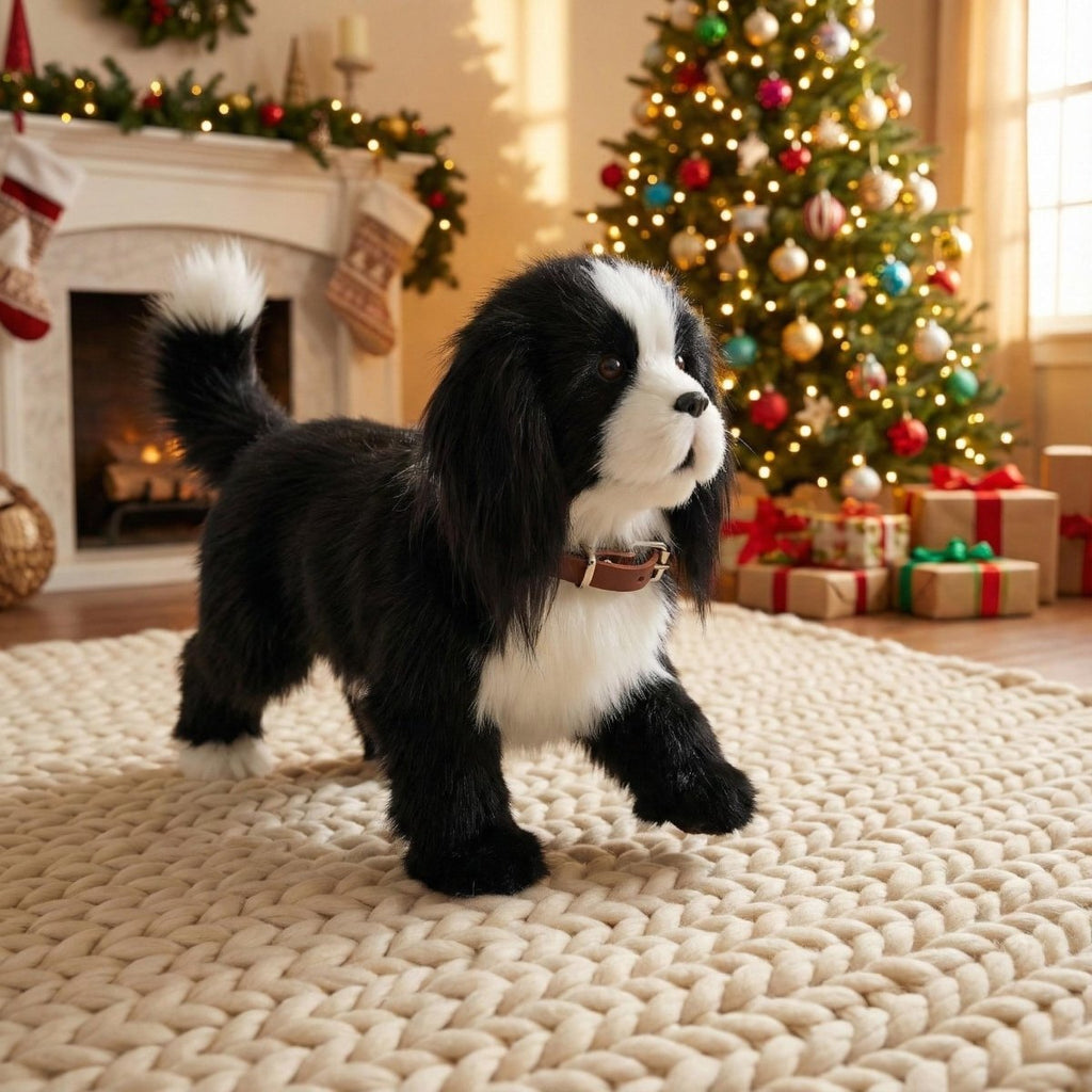 Riafu – Interactive Robot Puppy | Realistic Electronic Dog Toy with Walking & Barking | Engaging Companion for Kids' Imaginative Play