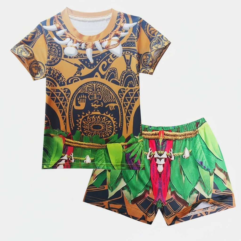 Riafu – Island Warrior Costume | Children's Halloween Outfit with Comfortable Fit | Perfect for Adventurous Play