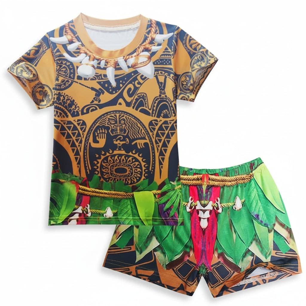 Riafu – Island Warrior Costume | Children's Halloween Outfit with Comfortable Fit | Perfect for Adventurous Play