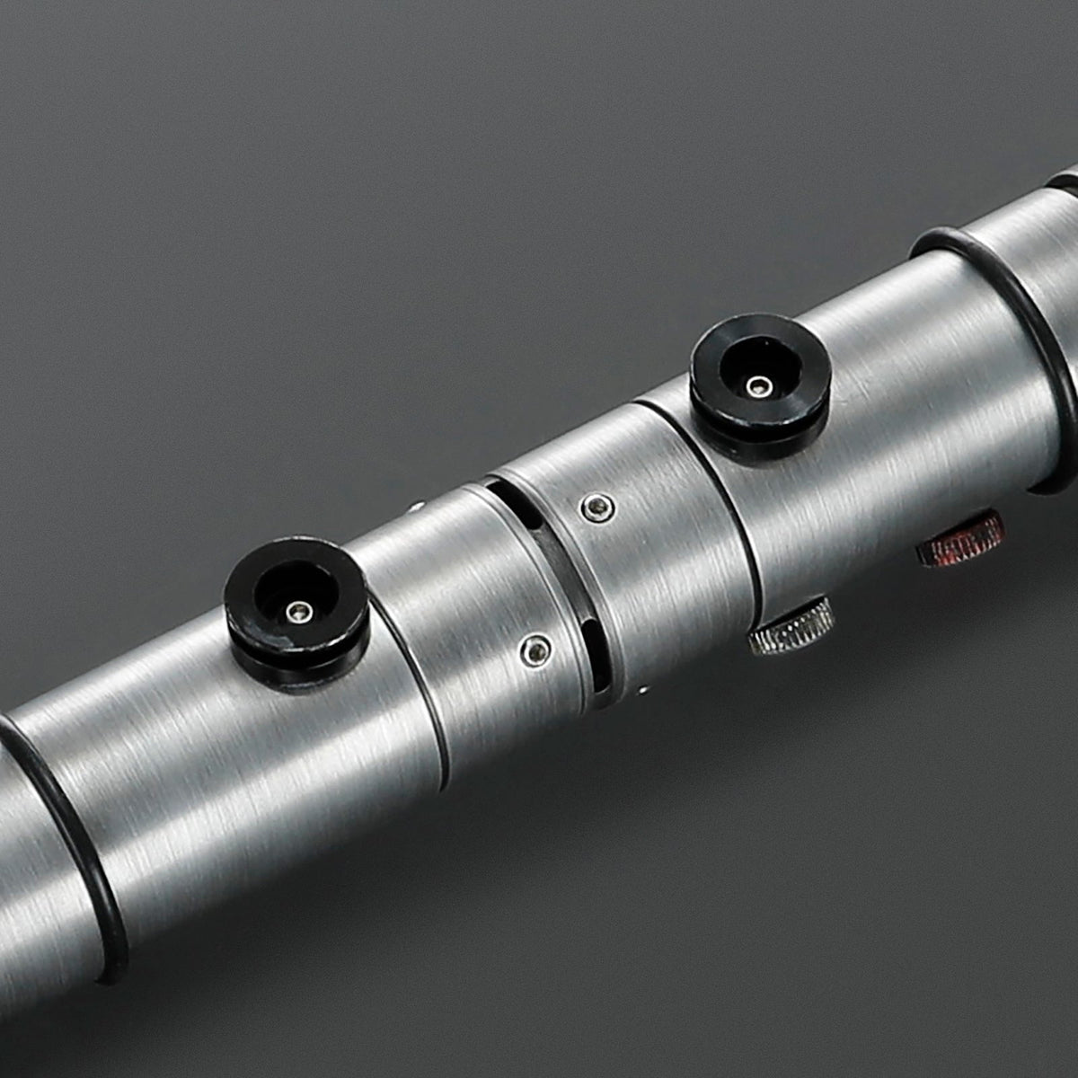 Double-Bladed LED Cosplay Saber Set with Weathered Hilts