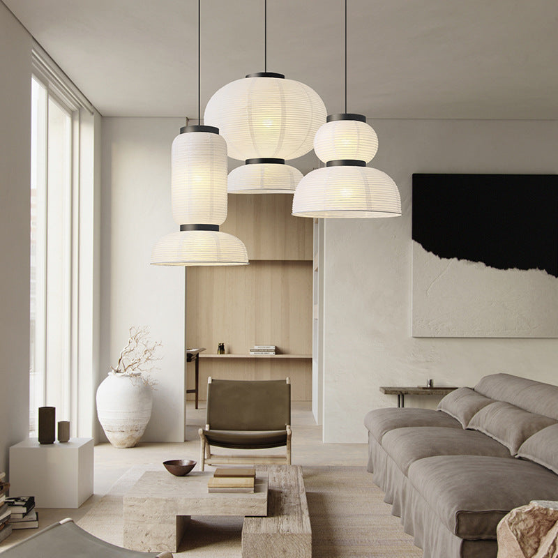 Japanese Pendant Light | Wabi Sabi Paper Lantern Design