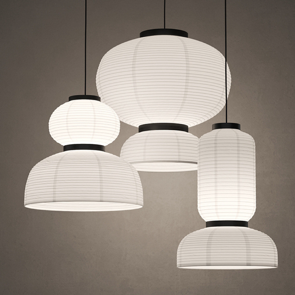 Japanese Pendant Light | Wabi Sabi Paper Lantern Design