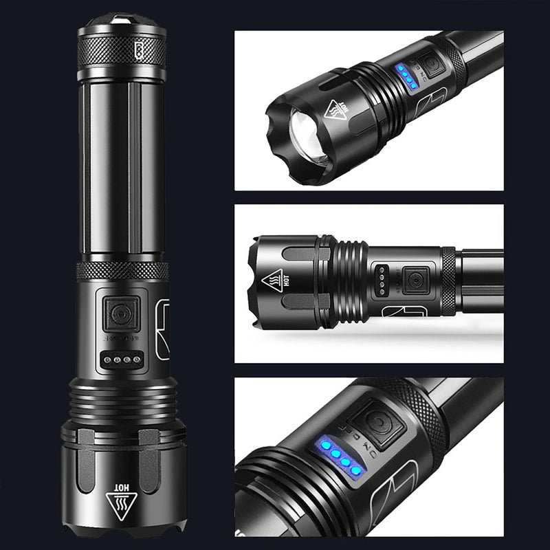 Military Grade Tactical Flashlight | Ultra-Bright 12000 Lumens Waterproof