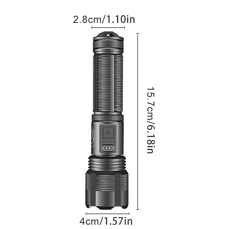 Military Grade Tactical Flashlight | Ultra-Bright 12000 Lumens Waterproof