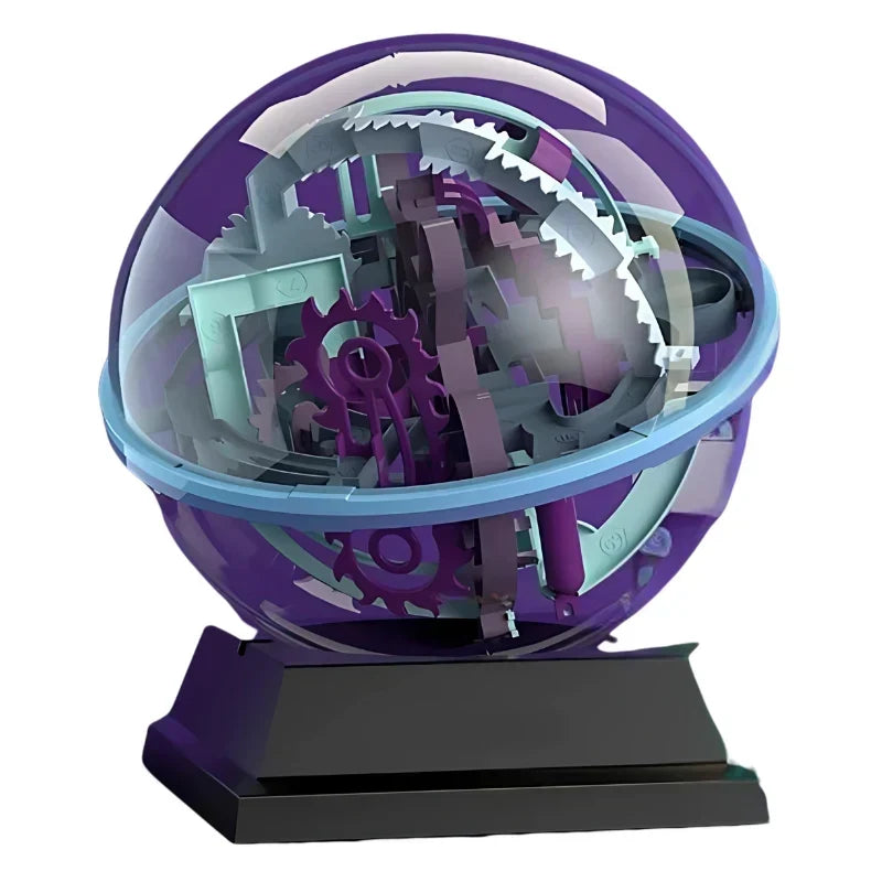 3D Maze Ball Transparent Shell Tilt Control 4 Levels