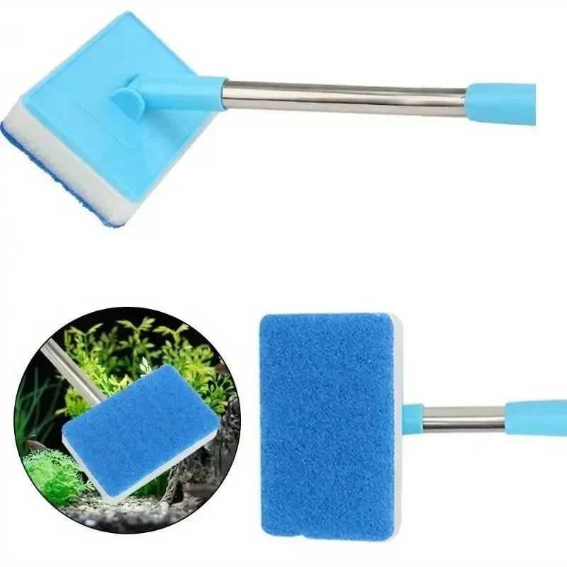 Aquarium Glass Cleaner Telescoping 22-37 Inch Rotating Head