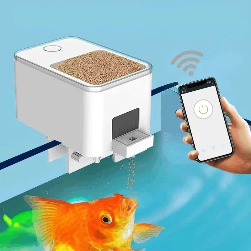 Automatic Aquarium Feeder App Control Adjustable Portions