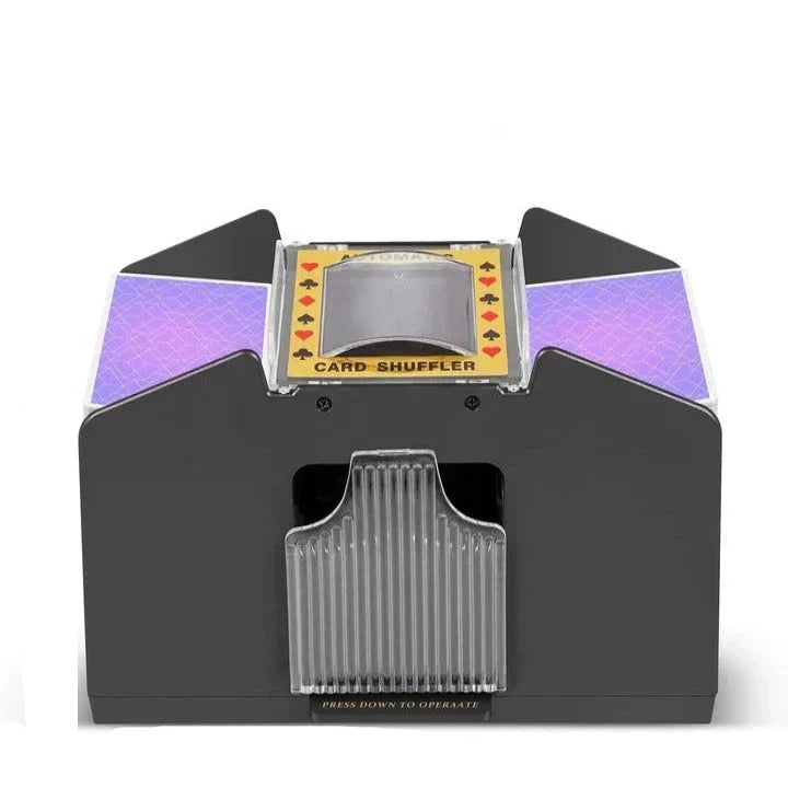 Automatic Card Shuffler Battery-Powered Dual-Deck