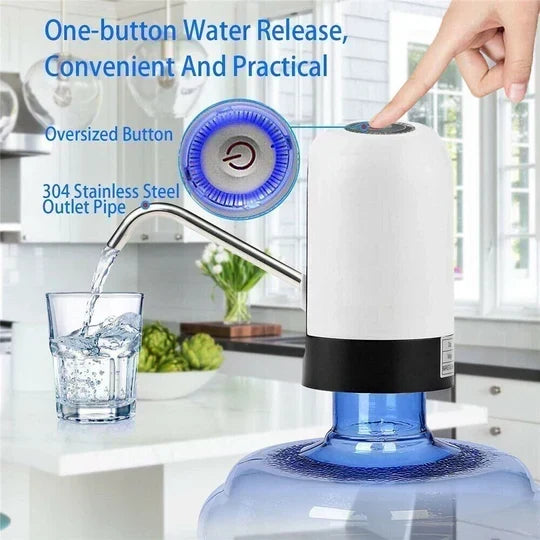 Automatic Water Dispenser USB Rechargeable Touch Pump