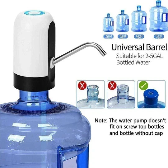 Automatic Water Dispenser USB Rechargeable Touch Pump