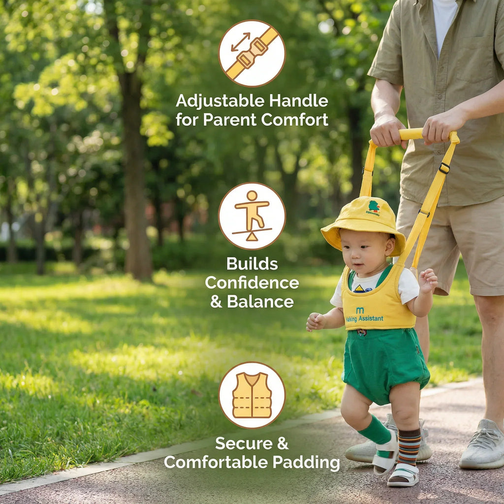 Baby Walking Harness Hands-Free Adjustable Chest Support