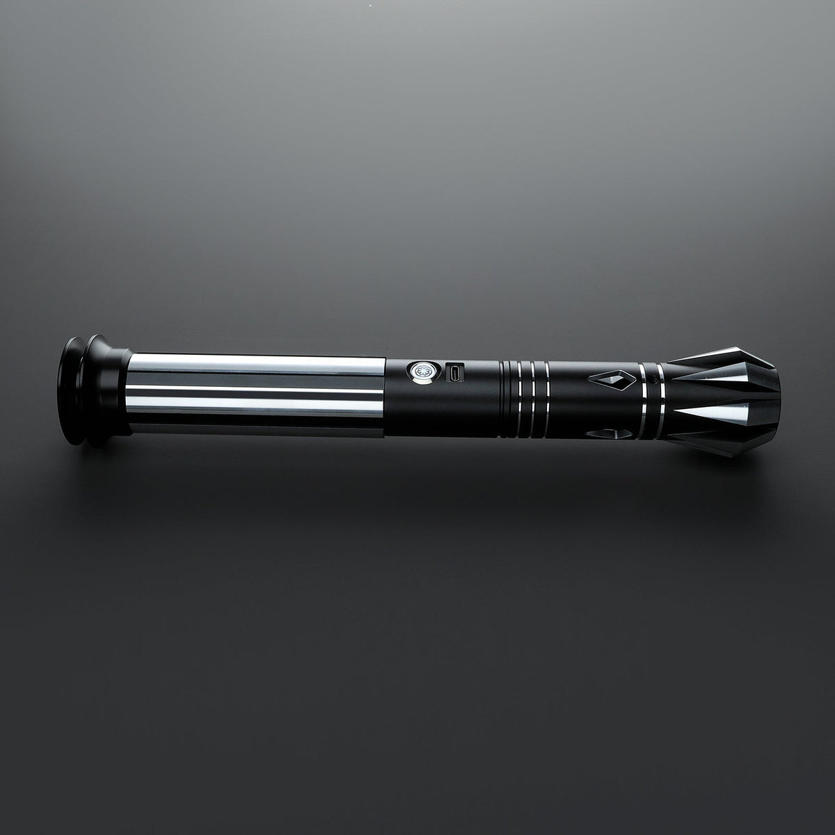 C018 LED Cosplay Saber with Black and Chrome Hilt