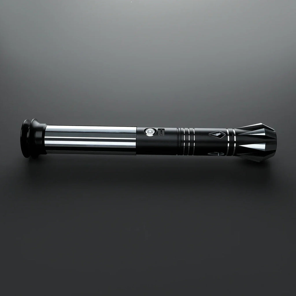 C018 LED Cosplay Saber with Black and Chrome Hilt