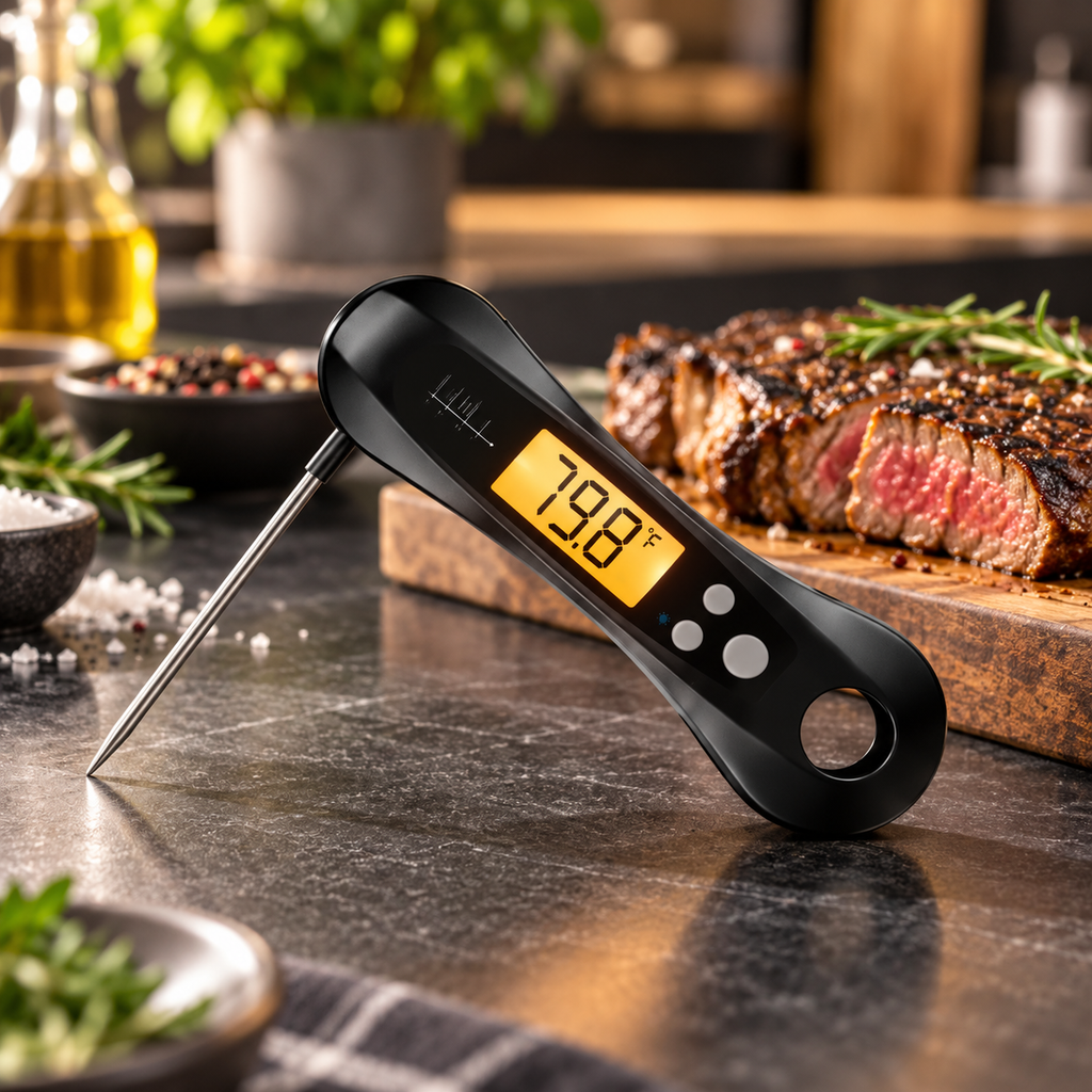 Magnetic Digital Meat Thermometer Instant Read Kitchen