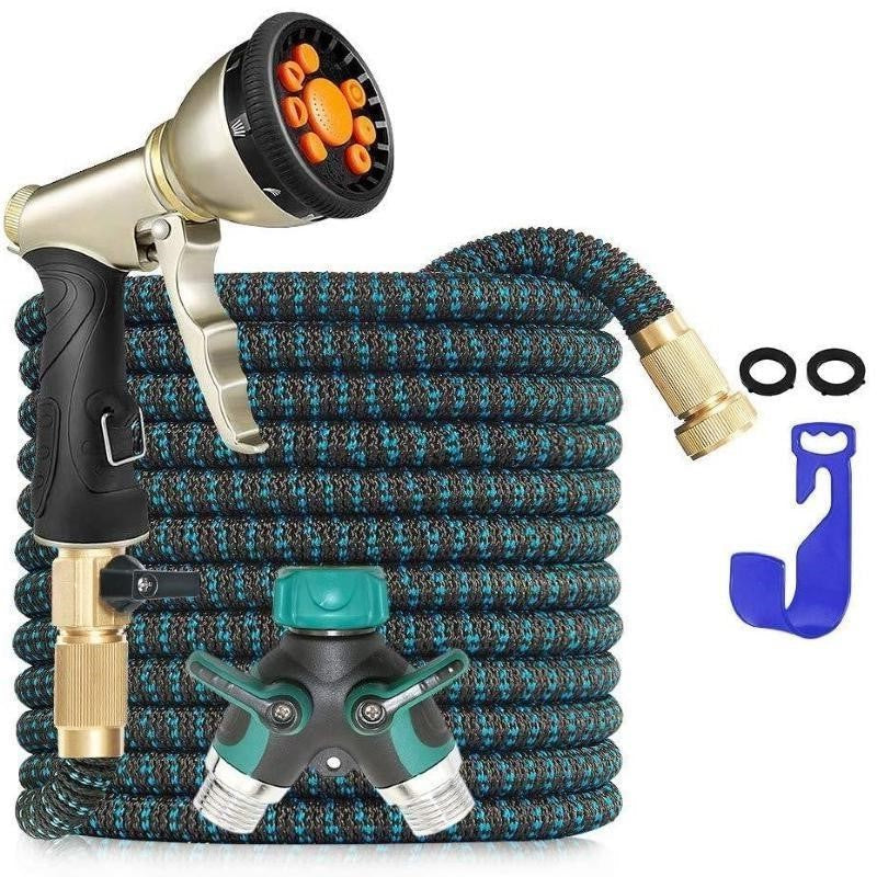 Riafu Expandable Garden Hose – Flexible, Lightweight & Heavy-Duty with Spray Nozzle