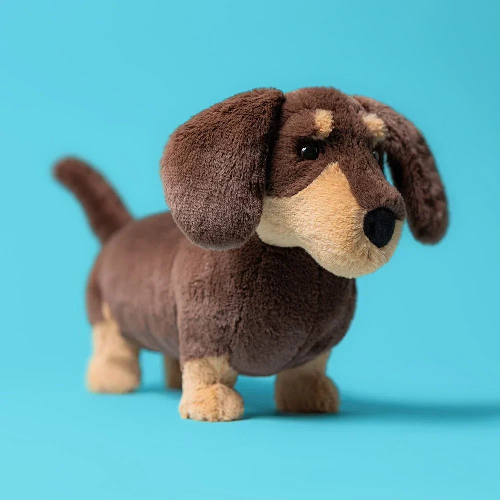 Sausage Dog Plush Toy, 19cm