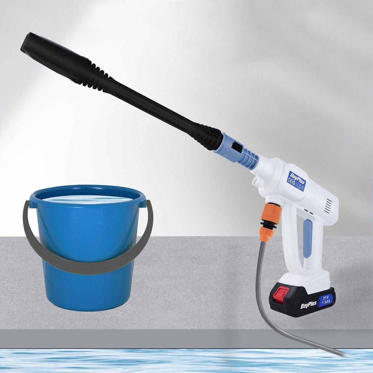 Riafu Battery Powered Cordless Home Driveway Car Pressure Washer