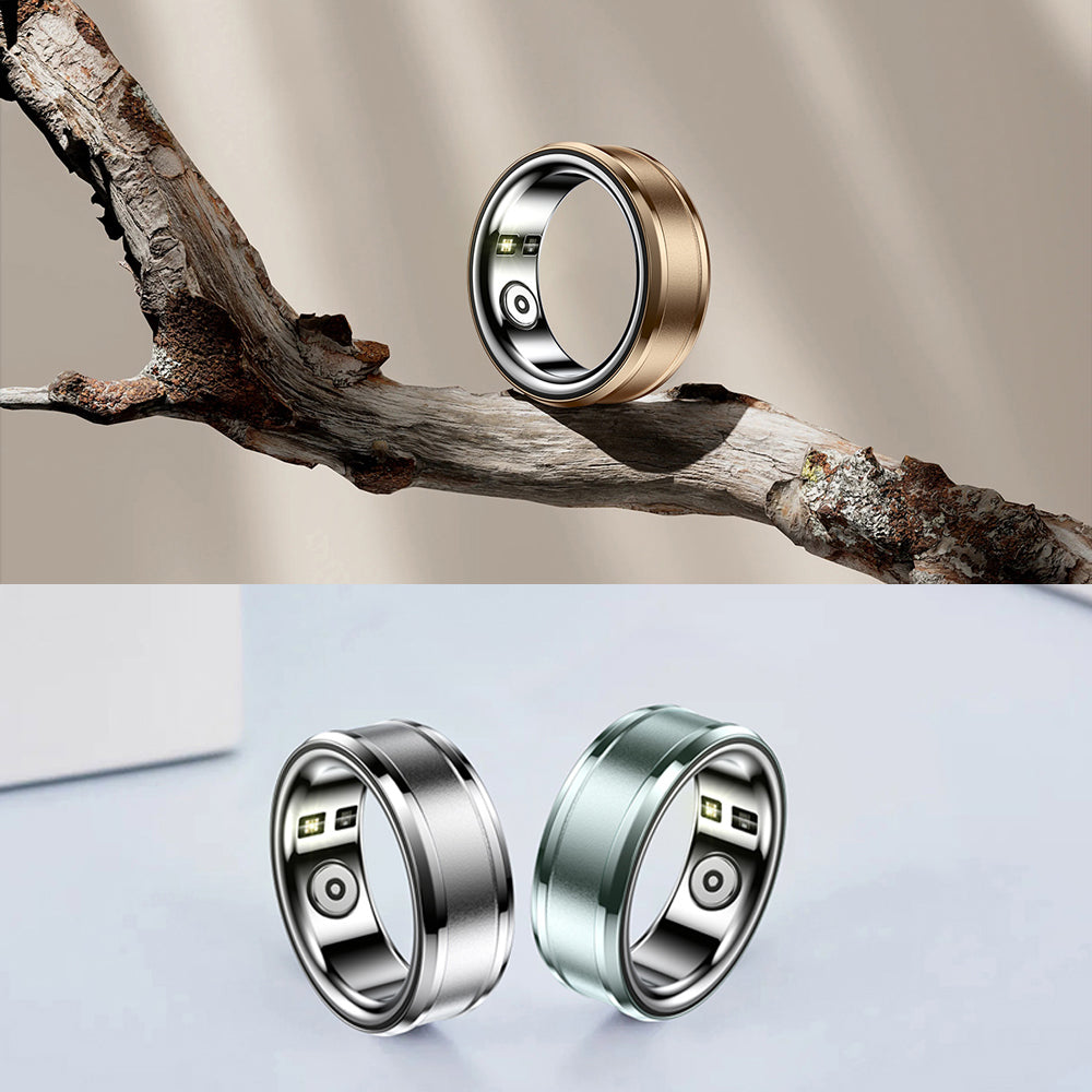 Fitness Tracker Smart Ring with Bluetooth 5.1 and Wellness Monitoring