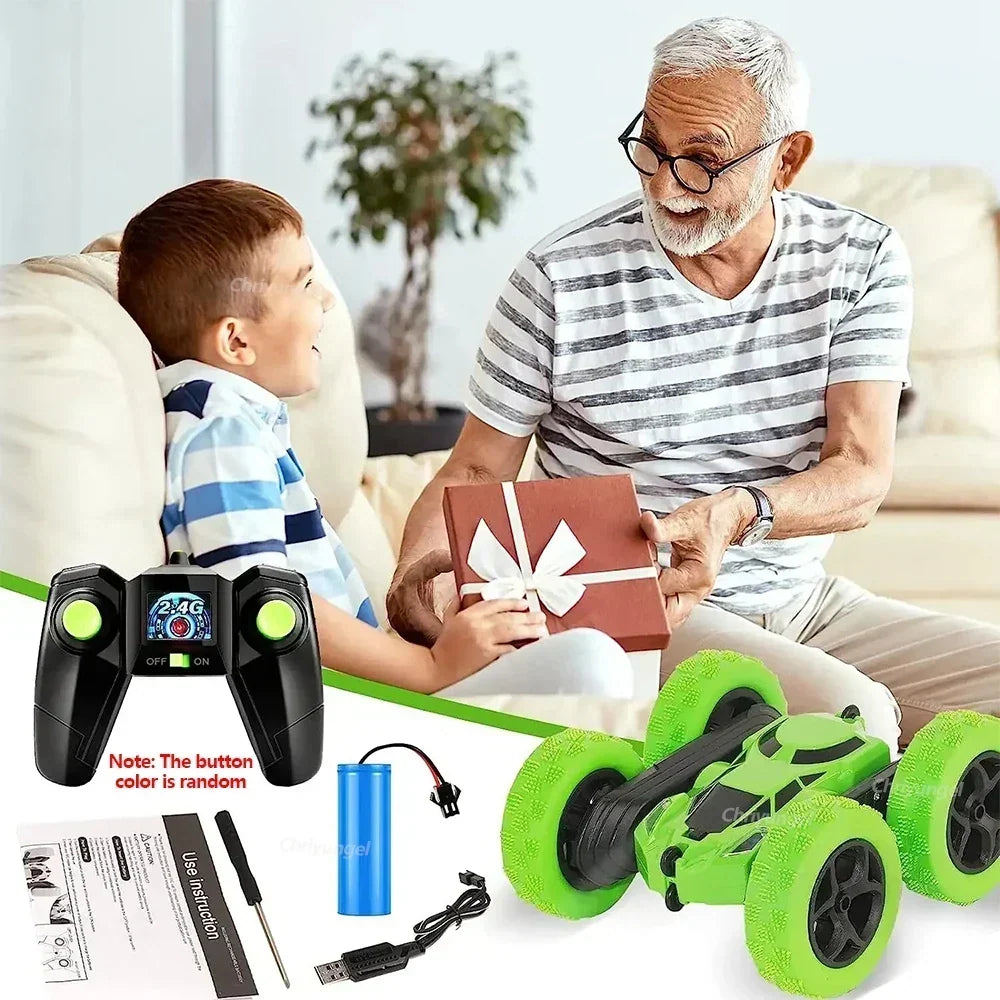 Double-Sided Remote Control Stunt Car