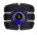 EMS Muscle Stimulator with Adjustable Intensity and Reusable Adhesive Patches