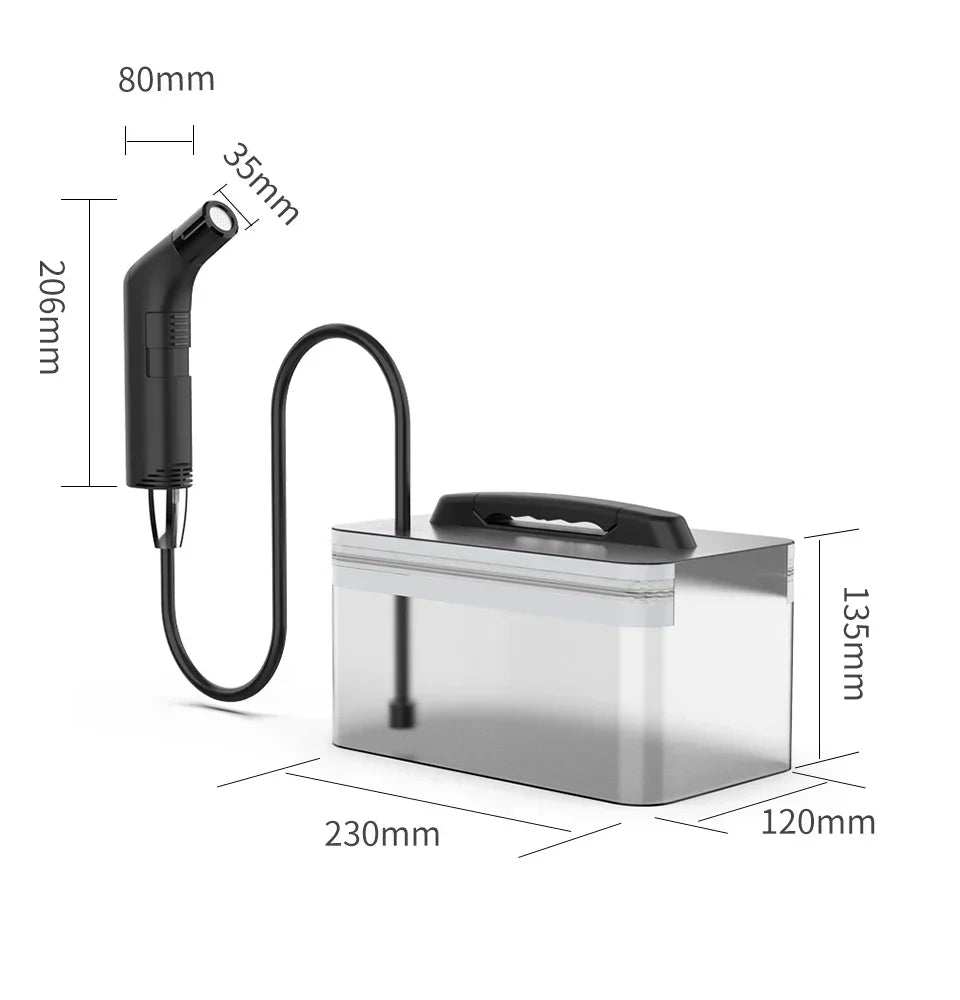 Portable Bidet Sprayer | 2.3L Rechargeable Travel Cleaner