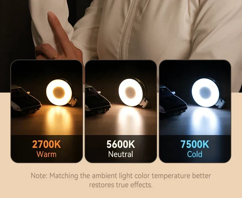 Magnetic Selfie Ring Light | Height Adjustable LED Phone Light