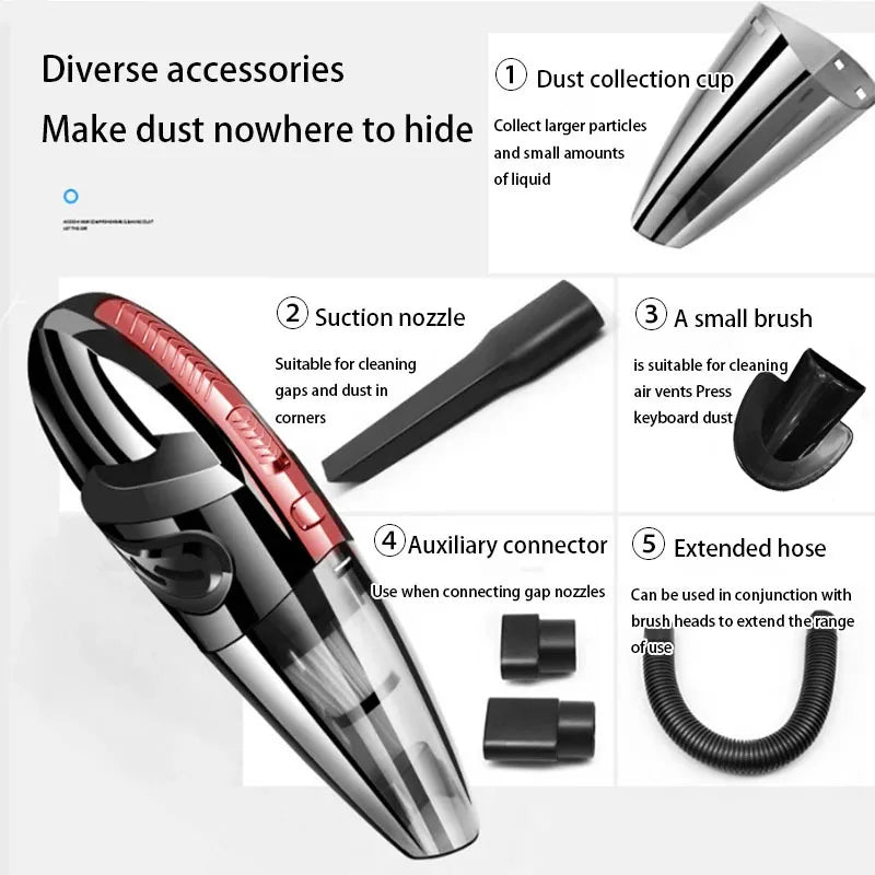 Portable Car Vacuum – Effortless Cleaning for Your Vehicle