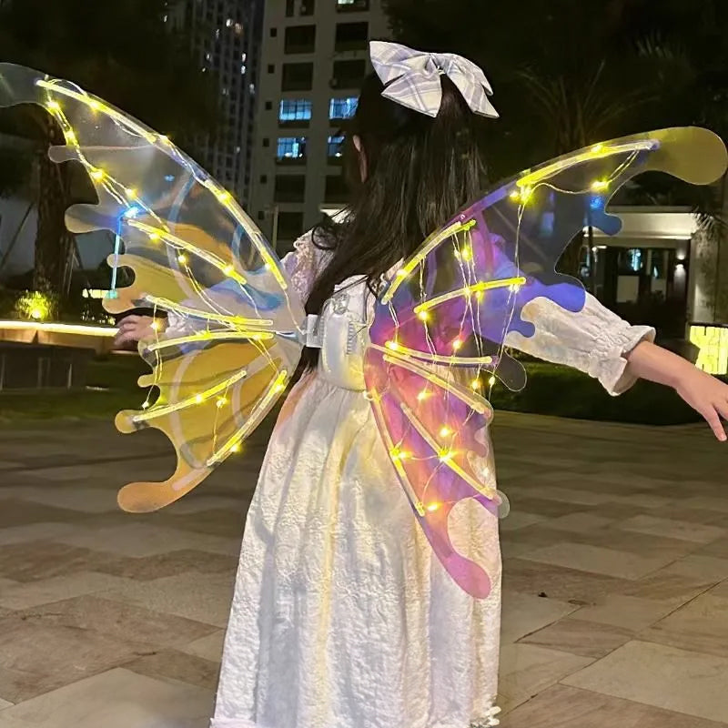 Riafu Electric Colorful Kids / Adults LED Fairy Wings Costume