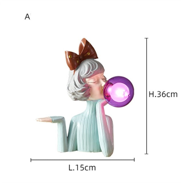 Riafu Bubble Girl Lamp