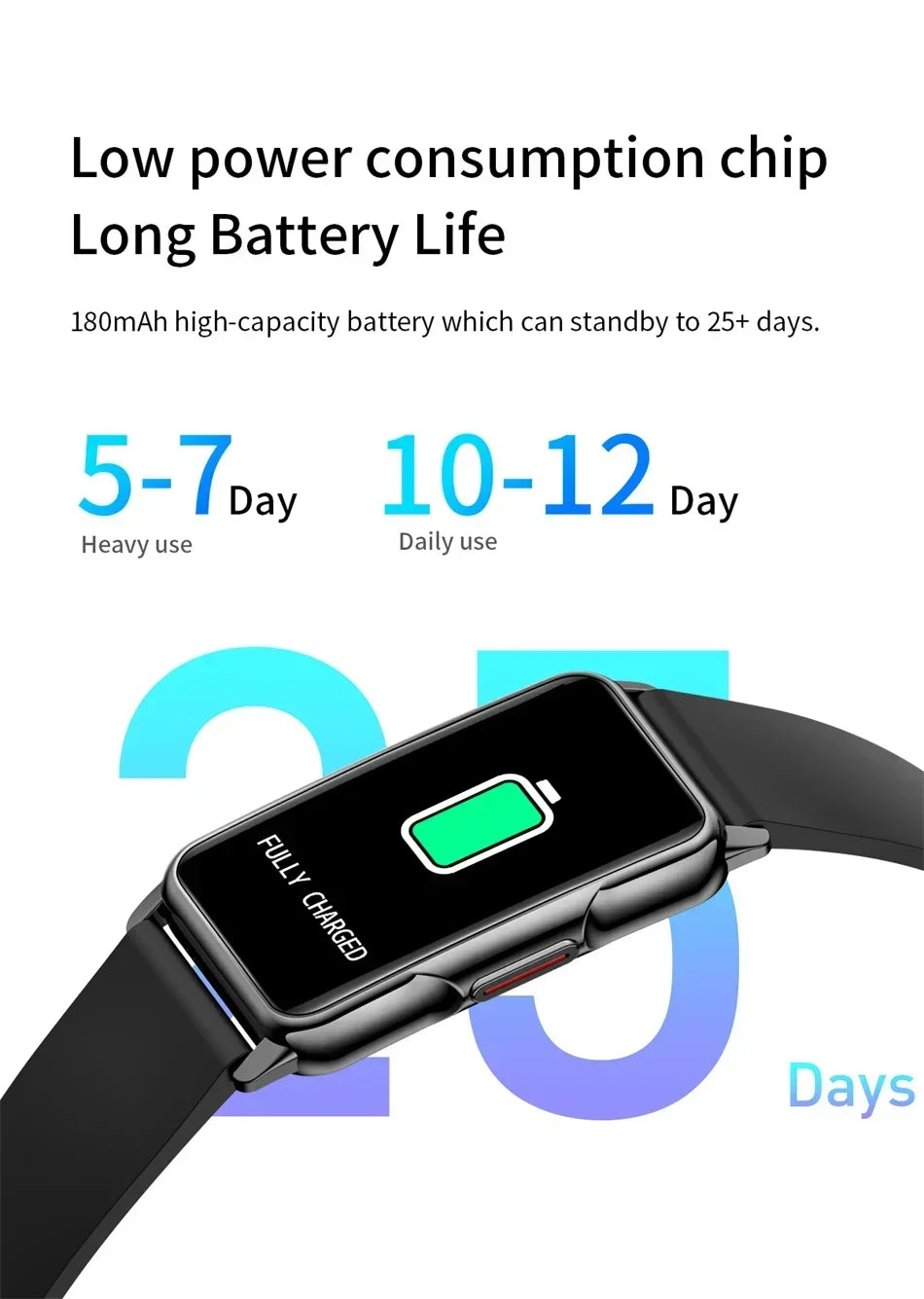 Riafu Smartwatch for Men & Women – Full Touch Fitness & Health Tracker