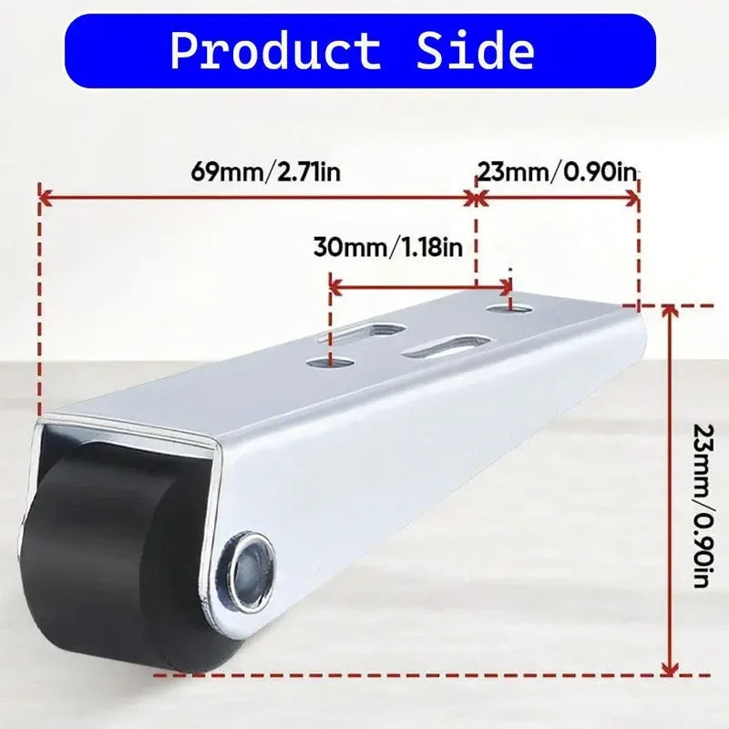 Furniture Moving Wheel | Heavy-Duty Steel Bracket With Nylon Casters