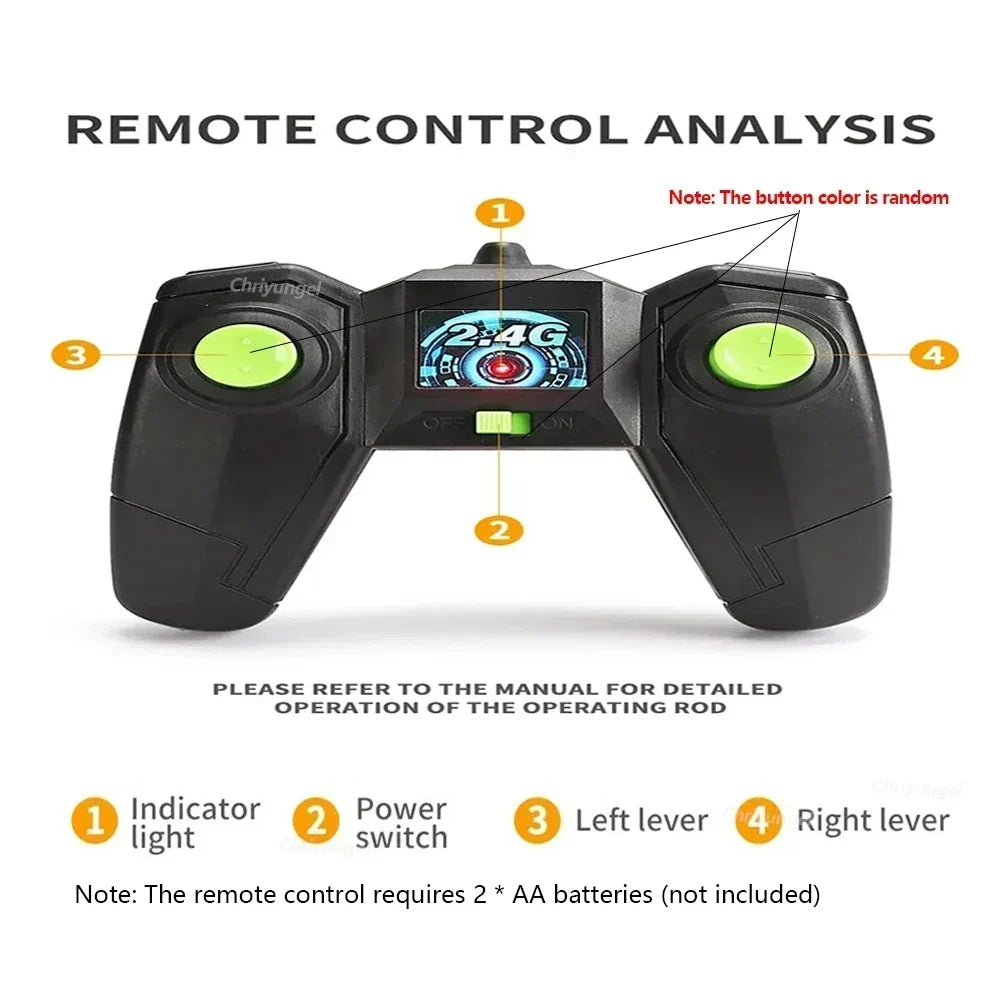 Double-Sided Remote Control Stunt Car