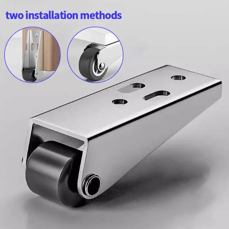 Furniture Moving Wheel | Heavy-Duty Steel Bracket With Nylon Casters