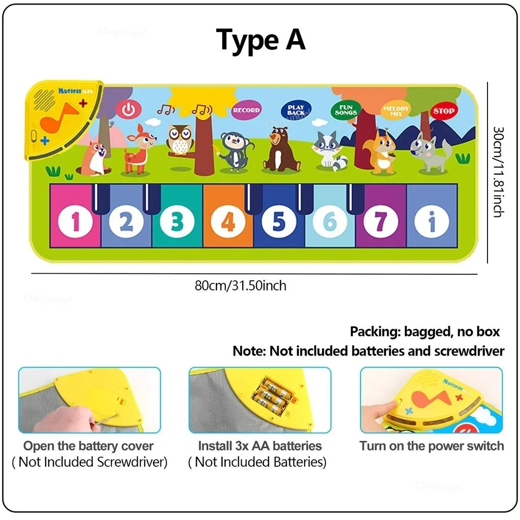 Musical Piano Play Mat