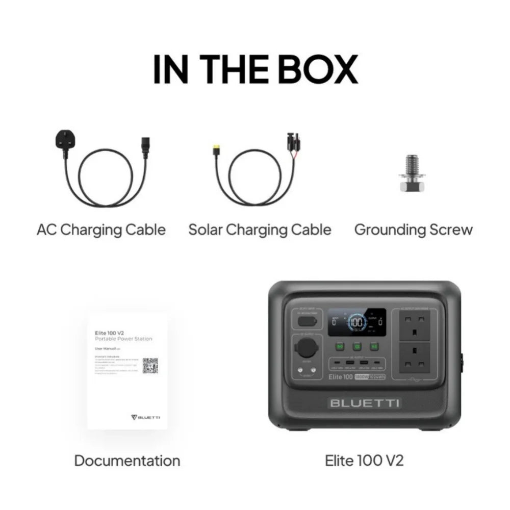 Portable Power Station, 1800W and 1024Wh